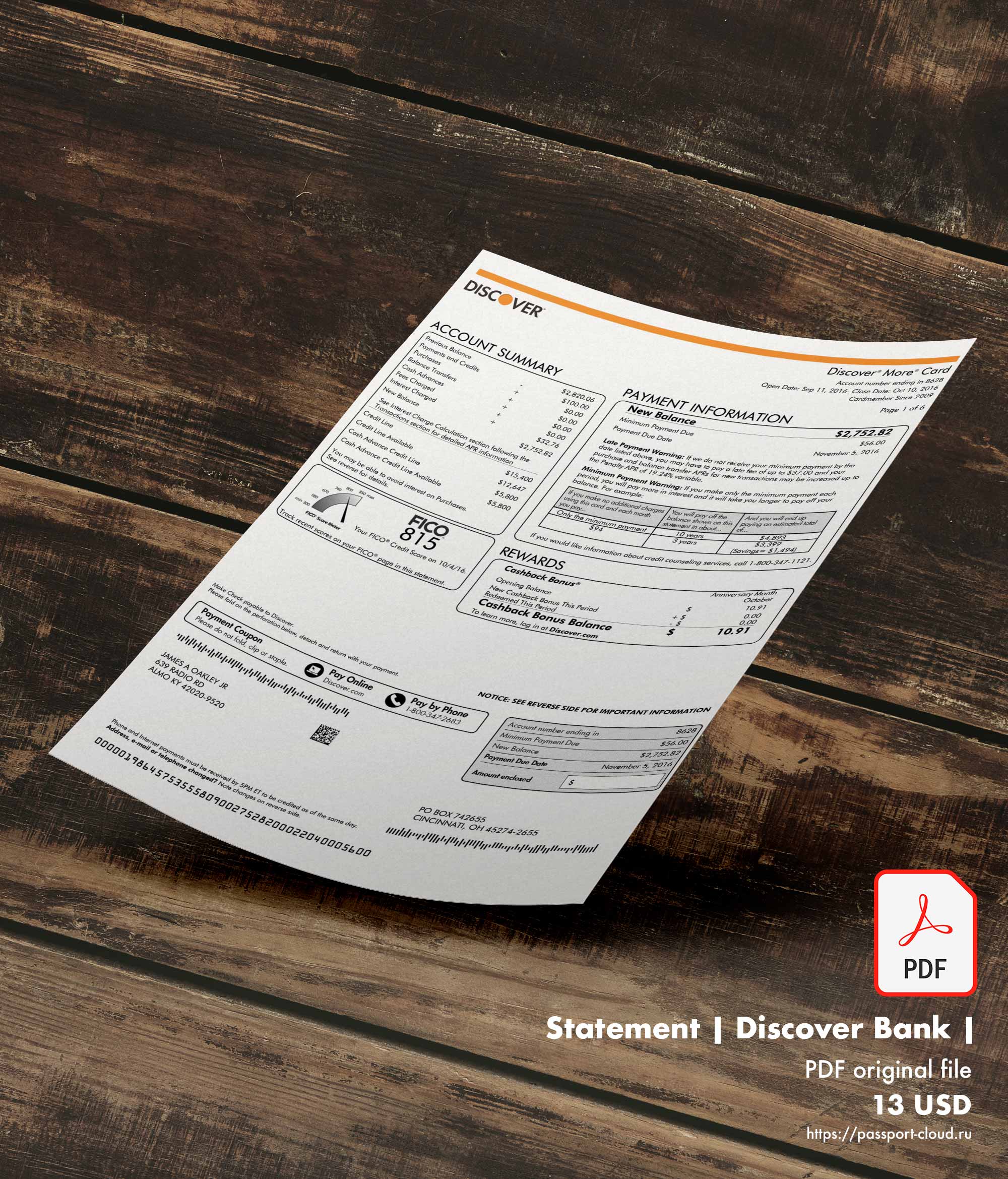 United States of America Bill-0