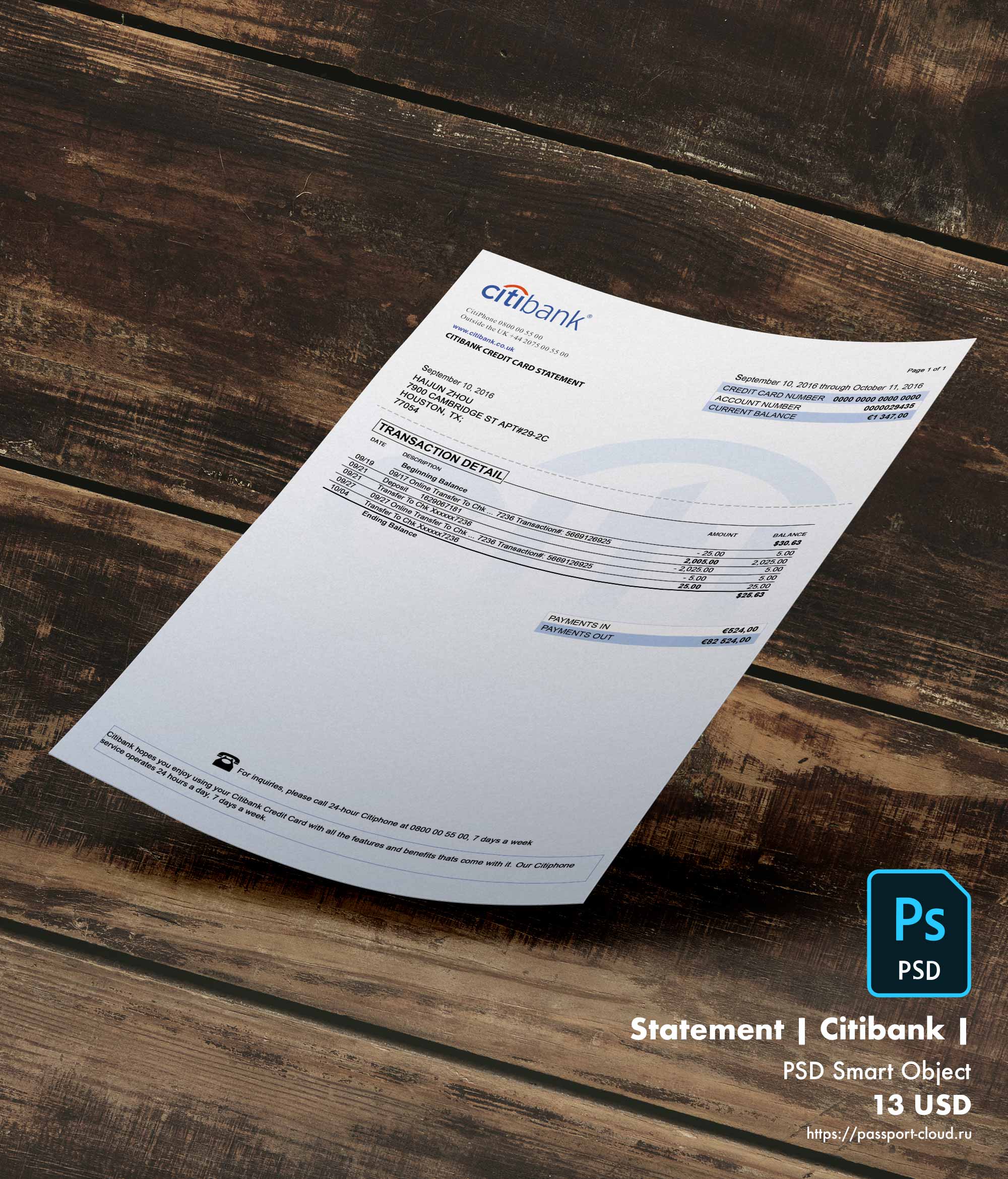 United States of America Bill-0