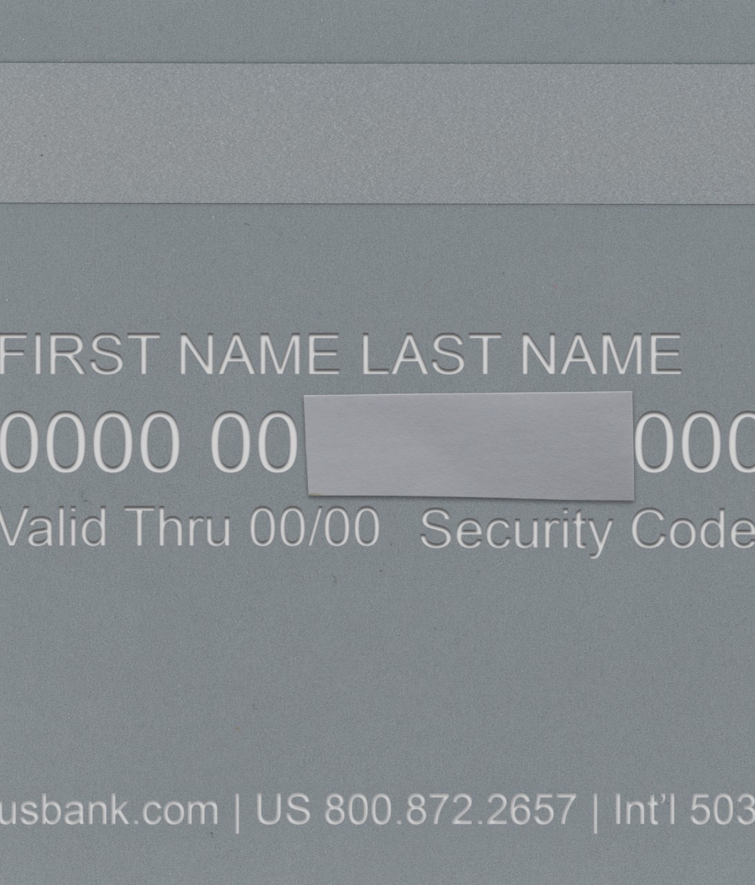 United States of America Credit Card-4